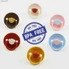 Pacifiers# 01224 Months Baby Crescent Shaped Silicone Teether Pacifier Baby Chewing Toy Soft Silicone Pacifier Multicolor Boy Girl Nipple x0804