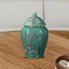 Bottiglie di stoccaggio Vaso di zenzero in ceramica Ornamenti di mandarino Vaso per controsoffitto Prugna Bossom