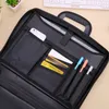 Suprimentos de arquivo Homens Mulheres Bolsa de Documentos A4 Maleta Impermeável Pasta Portátil Artigos de Papelaria Livros Carteira iPad Bolsa Office Home Gadgets Organizar Bolsa 230804