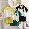 Clothing Sets 2023 Children Clothing Sets Polo Shirtsshorts School Suits for Kids Boys Girls Tracksuits Summer Toddler Outfits Baby Clothes x0803