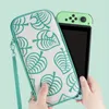 Tragetasche für Nintendo Switch/Switch OLED-Modell, Animal Leaf Crossing Hartschalen-Switch-Hülle für Switch-Konsole und Zubehör, niedliche Reise-Aufbewahrungstasche