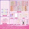 Adhesive Stickers Scrapbooking Goo Card Sticker Set Full Diy Cream Glue Chuck Hand Account Material Children's Toys 230803