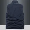 Gilet da uomo Outdoor Gilet Uomo Casual Gilet riscaldato Uomo Taglie forti Scaldamuscoli Abbigliamento da escursionismo Moda termica di lusso Cappotto invernale da uomo 230803