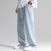 Men's Jeans 2023 Straight Men Fashion Summer Trousers Loose Tide Pants Big Size