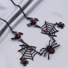 Pendentif colliers Halloween créatif araignée collier Punk Web courte clavicule chaîne pour les femmes tendance fête bijoux cadeau