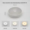 Night Lights Motion Sensor Light Led USB NightLights Round Chargeable Lamp For Bedroom Kitchen Stair Hallway Wardrobe Cupboard Lighting