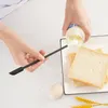 Moules de cuisson Mini spatule en silicone résistant à la chaleur à long manche grattoir à double extrémité avec cuillère spatules à confiture accessoires de gadget de cuisine 230803