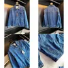 Herrjackor Spring och Autumn Fashion Designer Jacket USA Size Zipper Blue Jean Highquality Design Luxury Mens Drop Delivery Apparel DHE9R