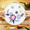 Produkty w stylu chińskim Butterfly z haftą kwiatową DIY Igle robakowy wzór hodowlania iglecraft dla początkujących sztuk krzyżowych (z R230804