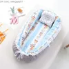 Bassinets Cradles Sleep Portable Neonatal Bassinet Travel Folding Baby Cradle Bed Lace Bed Baby Princess Nest Bumper Z230805