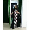 Ethnic Clothing African Dress For Traditional Dashiki Muslim Women Embroidery Sequin Abaya Dubai Kaftan Moroccan Caftan Jilbab Gown