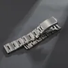 Cinturini per orologi Cinturino in acciaio inossidabile 18mm 20mm Flat End Oyster Cinturino solido adatto per Rlx Skx 230803