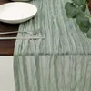 Table Cloth Gauze Runner Dinning Decoration 90 400CM Rustic Country Boho Beach Wedding Party Decor Christmas Runners