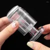 Nail Art Kits Silicone Transparent Stamping French For Manicure Plate Stamp Polish Stencil Template Seal Stamper Scraper