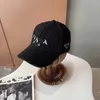 Ball Caps designer P familie herfst en winter nieuwe correcte letter lamshaar Baseballcap 97V4