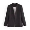 Kadınlar Kadınlar için Blazers 16 Renk Zarif Şık Ceket Moda Ofisi Leydi Katlar Blazer Suit Ceket Y2K