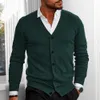 Men s Sweaters Autumn Winter Men Casual V Neck Cardigan Solid Cotton Harmont Embroidery Long Sleeve Business Jerseys 230804