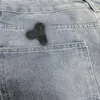 Męskie dżinsy damskie łaty to mody marki spodnie damskie mody luźne spodnie H3S7004
