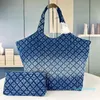 Designer - Handbag Purse Denim Canvas Shopping Bag Leather Tote Large Letter Metal Hardware Shoulder Bags Zipper Pocket