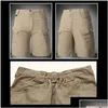 Men'S Shorts Men Urban Military Tactical Outdoor Waterproof Wear Resistant Cargo Quick Dry Mti Pocket Plus Size Hiking Pants 220621G Dhsne
