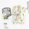 Kläder sätter nyfödda japanska baby kimono tracksuit tecknad pantstops barn pojke tryck bomull pojke barn kläder set barn spädbarn kläder x0803