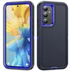 Defender Phone Cases for Motorola Moto G Play 2023 Stylus Power 5G Pure Edge+ Edge 30 Pro 3 in 1 Full Protection Rugged Armor Shockproof Anti-falling Cover Mint