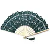 Produkty w stylu chińskim vintage haftowane fan fan taniec ślubny fan fan elegancka bambus fan dekoracja domowa rzemiosła R230804