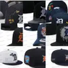 Cappelli di snapback di baseball degli uomini di 9 colori Classico Blu Navy Colore nero Hip Hop Sport D Lettera Ricamo Cappellini regolabili Chapeau World Series Au4-012