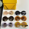 2024 New High Quality luxury designer New Luo Yijia sunglasses round frame mesh red INS the same style personalized and fashionable Sunglasses LW40089