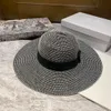 Top design Pearl Straw Hat Lady Lace Travel display gezicht kleine zonneklep Platte stro gevlochten temperament alles zonnehoed tij