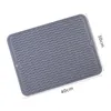 Mats Pads Silicone Dish Drying Thickness Heat Resistant Trivet Drip Tray Cup ers Nonslip Pot Holder Table Kitchen Accessories 230804
