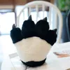 Fingerless Gloves Cute Simulation Panda Paw Plush Fluffy Animal Stuffed Toys Padded Hand Warmer Halloween Cosplay Costume Mittens 230804