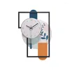 Relógios de parede Relógio minimalista exclusivo Digital Roundluxury Grande formato Sala de estar Elegante Reloj Para Design de quarto separado