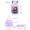 Plecaki 3pcsset Teenage Backpack Torba szkoła Regulowane paski Moda Podróż Wodoodporny plecak dla dzieci dzieci 230803