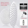 Bathroom Shower Heads Stainless Steel Shower Head 6-10 Rainfall Bath Head Ceiling Wall Mounted Bathroom Accessories 2023 New High Quality R230804