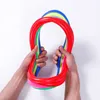 Sports Toys Outdoor Kids Funny Physical Training Sport Toys Lattice Jump Ring Set Game with 10 Hoops 10 Connectors for Park Play Boys Girls 230803