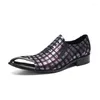 Kleid Schuhe Sommer Atmungsaktive Plaid Echt Leder Männer Splitter Metall Kappe Business Büro Formale Faulenzer Zapatos Para Hombres