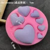 Baking Moulds Various Love Heart Shape Silicone Cake Mold Chocolate Mould For Soap Cookies Fondant Tools Decorating 230803