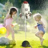 Sportspeelgoed Rocket Launcher Toys Outdoor Rocket Water Pressure Lift Sprinkler Toy Fun Interaction In Garden Lawn Water Spray Toys for Kids 230803