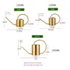 Wodakowe urządzenia nordyckie złoty mosiądz kettle kwiat dom Długie usta garnek miedziany zraszacz ogrodniczy