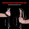 Треккинговые столбы 1pc Trekking Poles Palling Sticks Alpenstock Телескопический сверхвысочный углерод, регулируемый углеродом с быстрым блокировкой, пешеходной тростник HKD230804