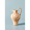 Vaser Kreta antik urn handgjorda röda keramik med hög handtag dekorativ burk vas