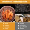 Backformen Airfryer-Silikonkorb, quadratisches Tablett für leicht zu reinigende Geschirreinlage, Pizzaplatte, Grillpfanne, Matte, Air Fryer-Zubehör 230803