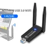 Высокоскоростной адаптер с двойной полосой 1300 Мбит / с USB Wi -Fi с USB 3.0 для более быстрой передачи данных - идеально подходит для потоковой передачи, игр и онлайн -работы