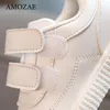 Sneakers Baby Shoes Childrens Leather White For Girls Kids Boys Sport Flexible Sole Trainers School Running 230804