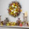 Solrosor och kalebasser Artificial Thanksgiving Wreath - 26 -tums Unlyst