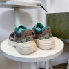 Chunky Kids Shoes Outdoor meisjes jongens print designer luxe merk vintage papa schoenen Ademende mode hardloopschoenen 26-35