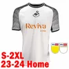 23 24スウォンジーシティサッカージャージ2023 2024 Camisetas de Futbol Piroe ntcham Cullen Grimes Cooper Home Shirts Men Uniforms Kids Kits Socks Full Sets