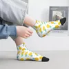 Men's Socks Pineapple Hearts Pattern Short Women's Polyester Funny Happy Spring Summer Autumn Winter Low Tube Gifts