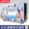Parapolvere Nuova copertura dello schermo TV cinese Soggiorno TV Parapolvere Stampa breve Protezione TV 32-75 pollici R230803
